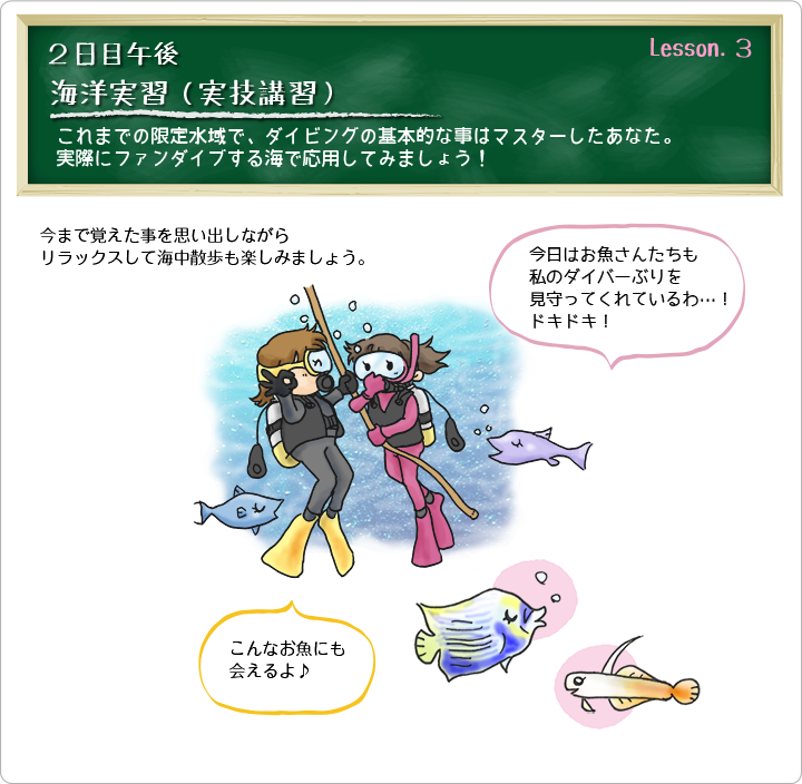 レッスン３海洋実習